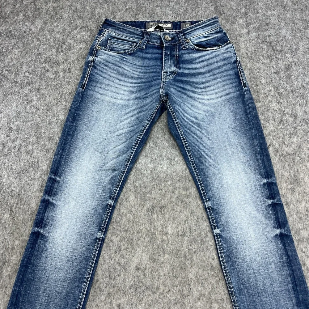 BKE Alec Jeans Mens 28R Blue Medium Wash Skinny Slim Stretch Denim Pants 28x32